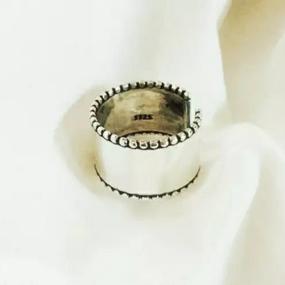 NEW Bohemian S925 Vintage Adjustable Antique Ring - Picture 7 of 9